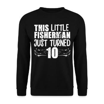 Pêche à la ligne Pêche - Sweat-shirt Unisexe - noir - Devant - Alina (178cm) & Michal (187cm)