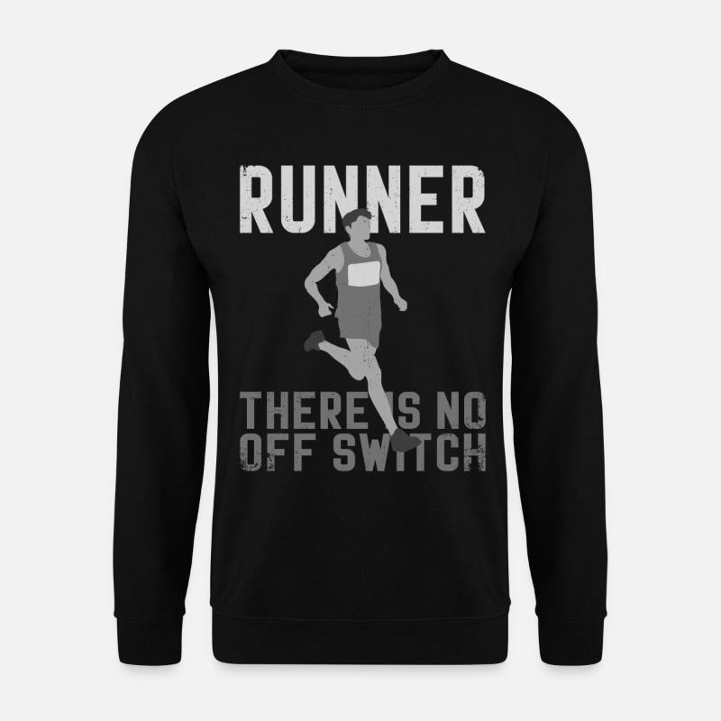 Running Runner Half Marathon - Unisex Pullover - Schwarz