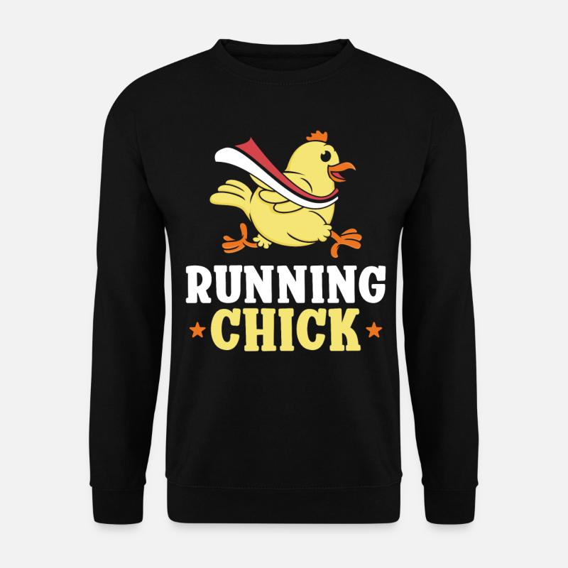 Running Runner Semi-Marathon - Sweat-shirt Unisexe - noir