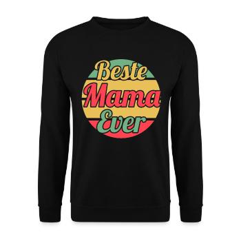 Mutter Mama - Unisex Pullover - Schwarz - Vorne - Alina (178cm) & Michal (187cm)