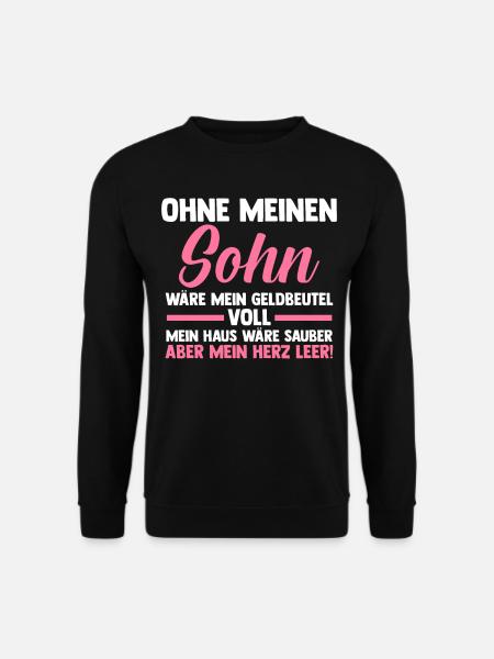 Mutter Neffen Mama - Unisex Pullover - Schwarz