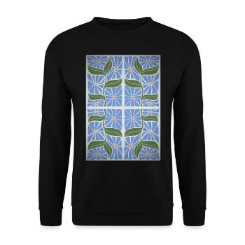 Art Nouveau, Arts & Crafts, Aesthetic, Vintage-1900 - Unisex Sweatshirt - black - Front - Alina (178cm) & Michal (187cm)