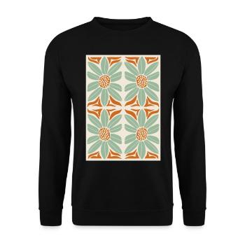 Art Nouveau, Arts & Crafts, Aesthetic, Vintage-1900 - Unisex Sweatshirt - black - Front - Alina (178cm) & Michal (187cm)