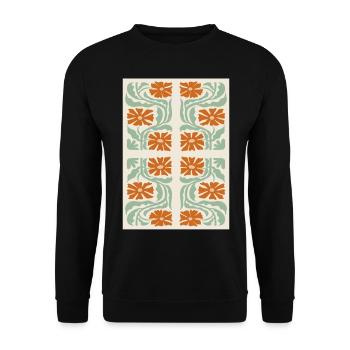Art Nouveau, Arts & Crafts, Aesthetic, Vintage-1900 - Unisex Sweatshirt - black - Front - Alina (178cm) & Michal (187cm)