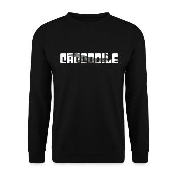 Crocodile - Sweat-shirt Unisexe - noir - Devant - Alina (178cm) & Michal (187cm)