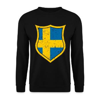Schweden - Unisex Pullover - Schwarz - Vorne - Alina (178cm) & Michal (187cm)