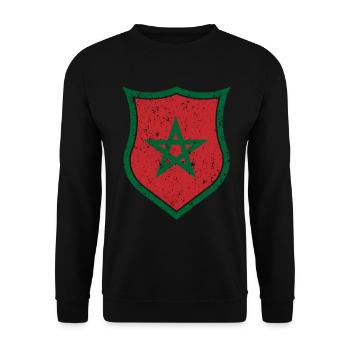 Morocco - Unisex Sweatshirt - black - Front - Alina (178cm) & Michal (187cm)
