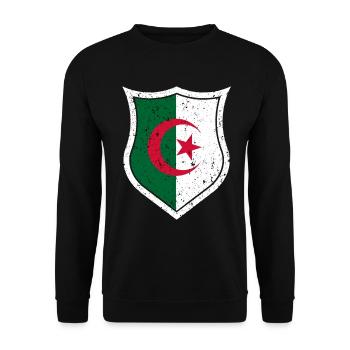 Algérie - Sweat-shirt Unisexe - noir - Devant - Alina (178cm) & Michal (187cm)