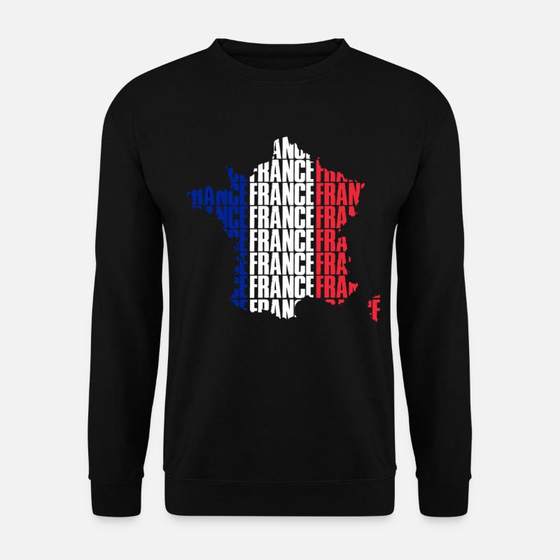 Frankreich - Unisex Pullover - Schwarz