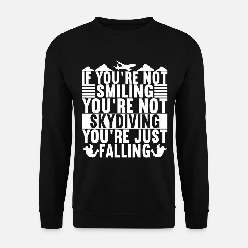 Parachute Parachutist - Unisex Sweatshirt - black