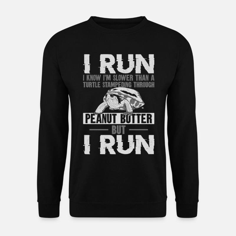 Running Runner Semi-Marathon - Sweat-shirt Unisexe - noir