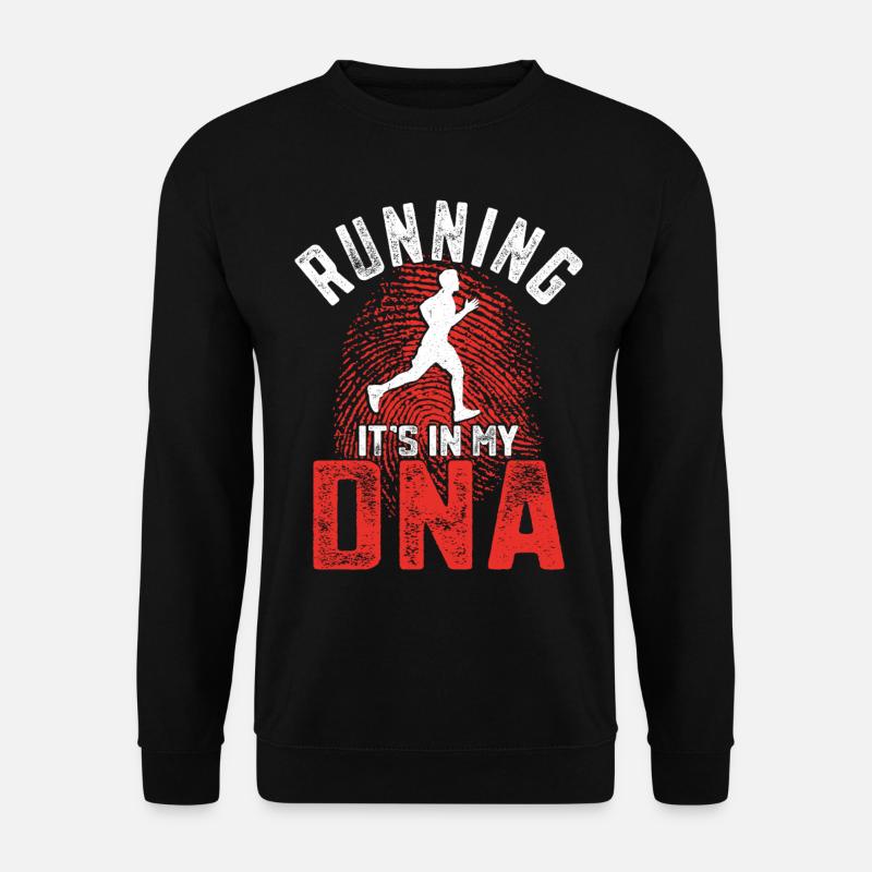 Running Runner Half Marathon - Unisex Sweatshirt - black