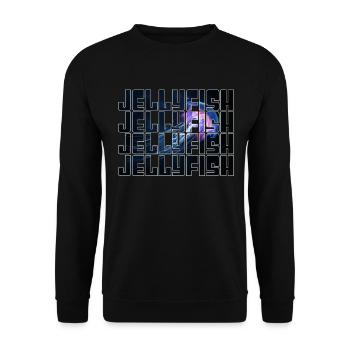 Qualle - Unisex Pullover - Schwarz - Vorne - Alina (178cm) & Michal (187cm)
