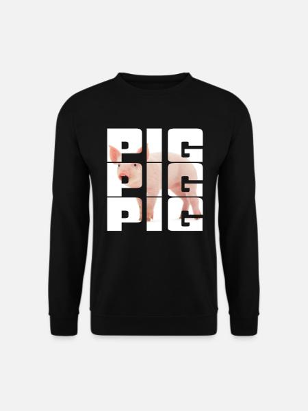 Cochon - Sweat-shirt Unisexe - noir