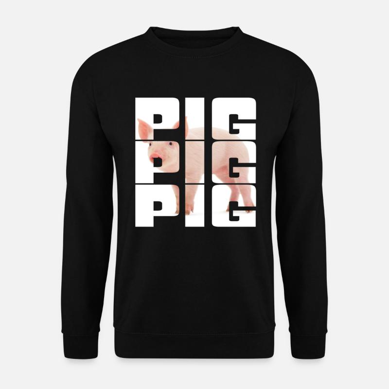 Cochon - Sweat-shirt Unisexe - noir