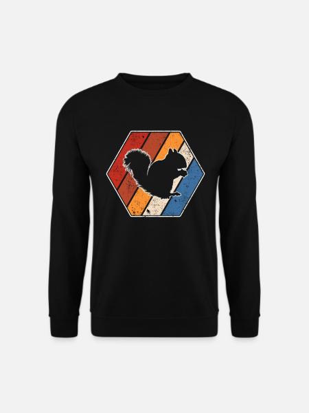 Squirrel Retro - Unisex Sweatshirt - black