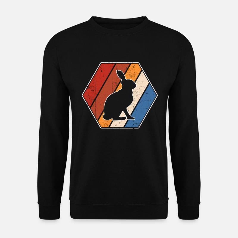 Rabbit Retro - Unisex Sweatshirt - black