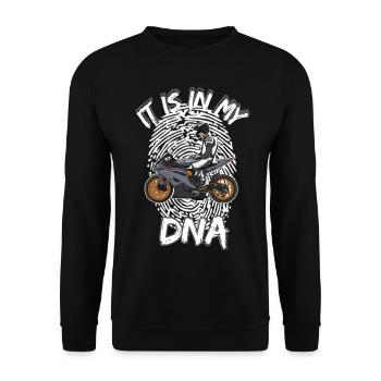 Moto Lifestyle / Moto / Moto motard - Sweat-shirt Unisexe - noir - Devant - Alina (178cm) & Michal (187cm)