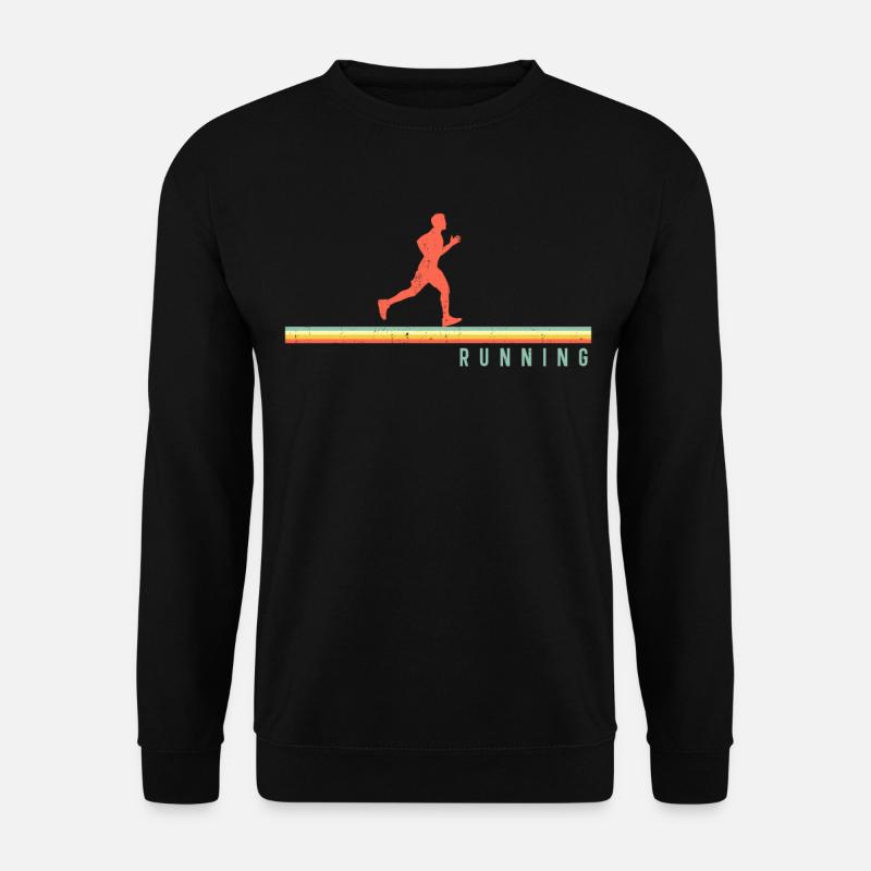 Running Runner Half Marathon - Unisex Sweatshirt - black