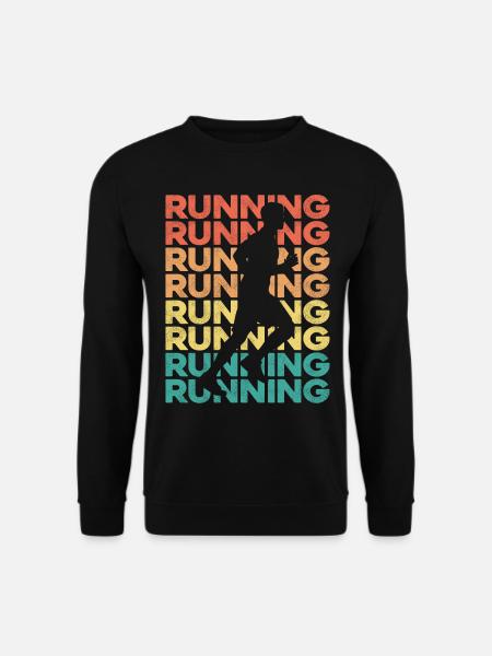 Running Runner Half Marathon - Unisex Sweatshirt - black