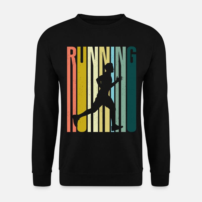 Running Runner Half Marathon - Unisex Sweatshirt - black
