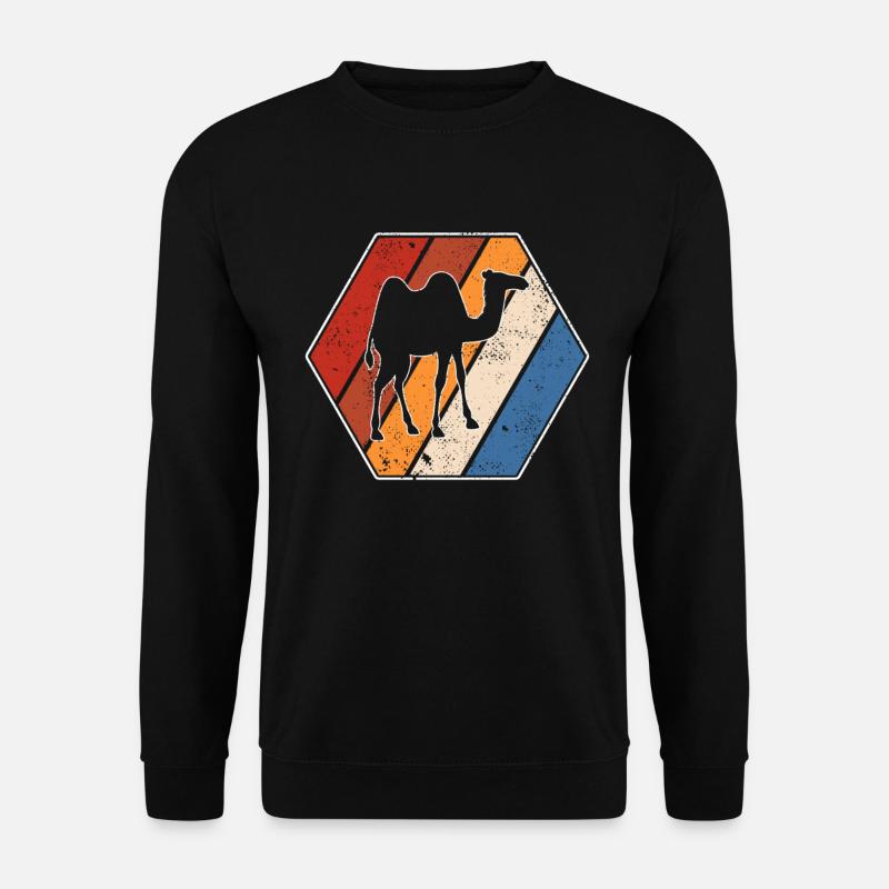 Camel Retro - Unisex Sweatshirt - black