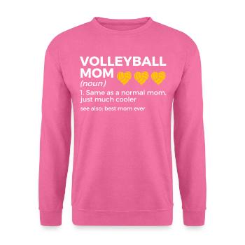 Volleyball Spieler Geschenk - Unisex Pullover - Pink - Vorne