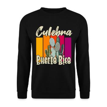 Culebra Porto Rico - Sweat-shirt Unisexe - noir - Devant - Alina (178cm) & Michal (187cm)