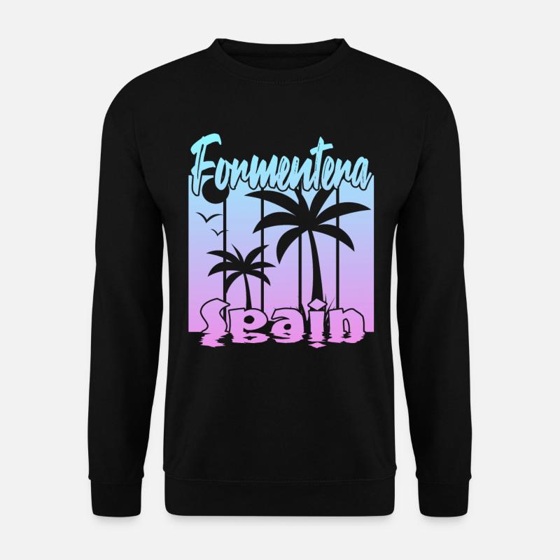 Formentera Spain - Unisex Sweatshirt - black