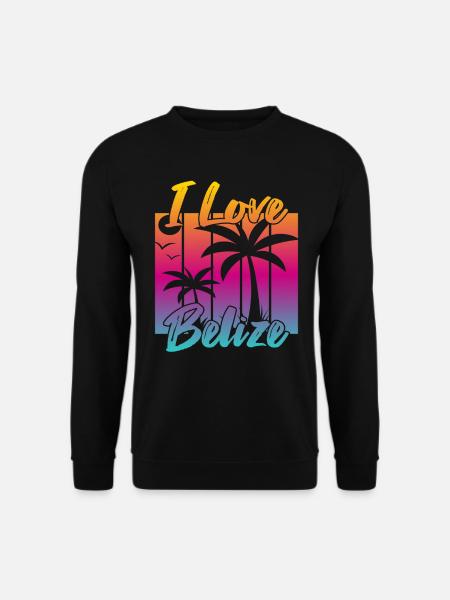 J’adore Belize - Sweat-shirt Unisexe - noir