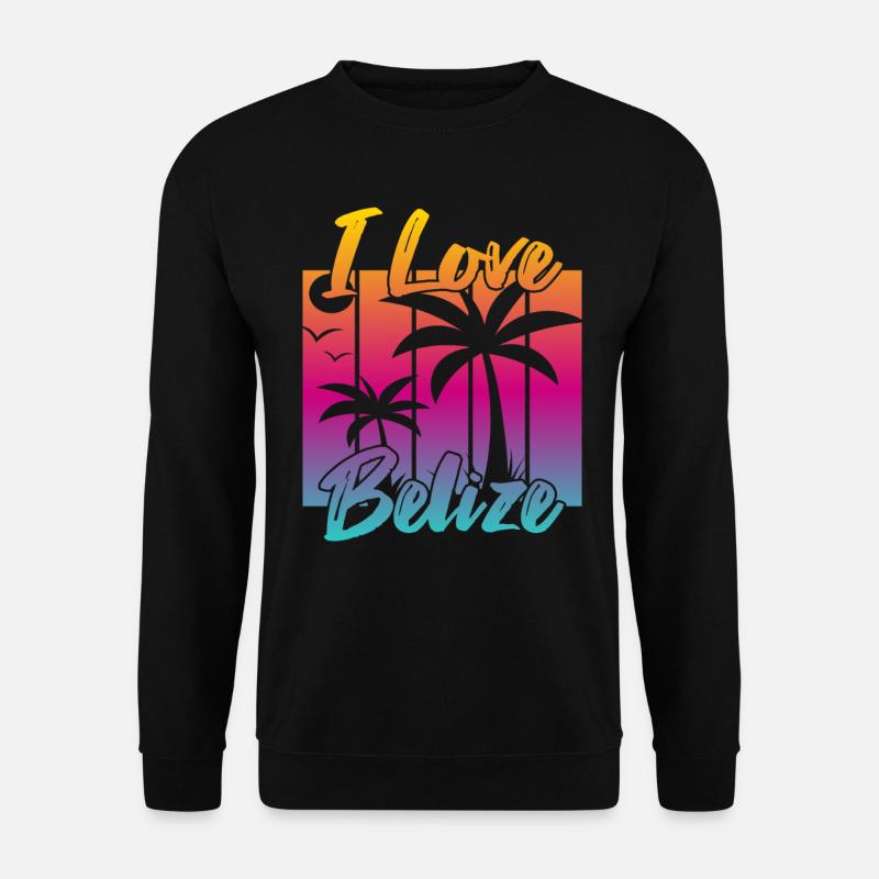 Ich liebe Belize - Unisex Pullover - Schwarz