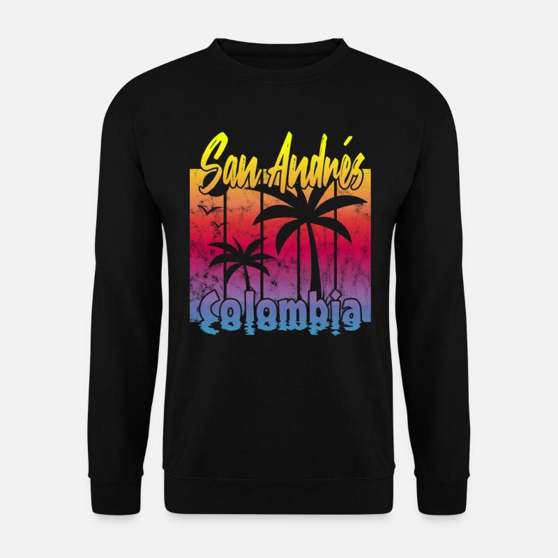 San Andrés Colombia - Unisex Pullover - Schwarz