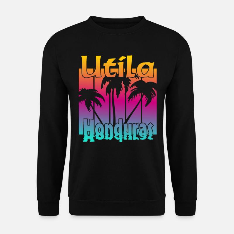 Utila Honduras - Unisex Pullover - Schwarz