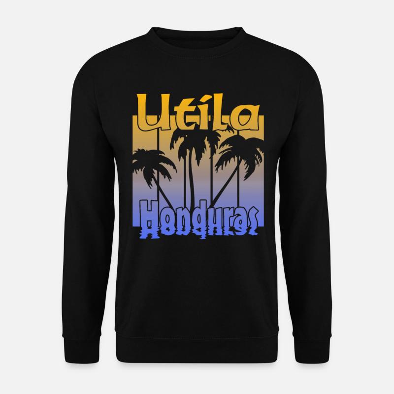 Utila Honduras - Unisex Pullover - Schwarz