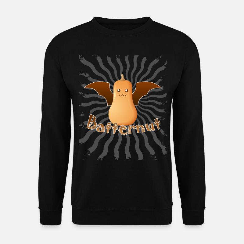 Batternut Pumpkin Halloween Butternut Kürbis - Unisex Sweatshirt - black