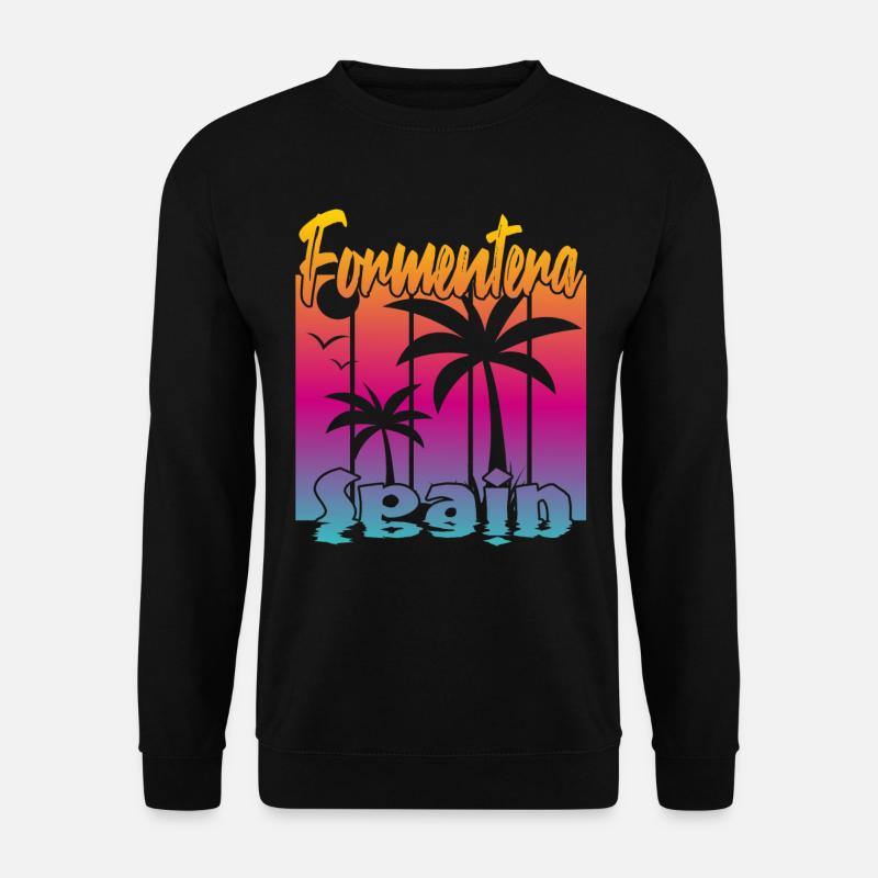 Formentera Spain - Unisex Pullover - Schwarz