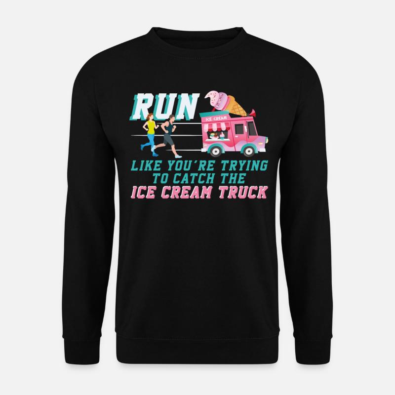 Running Runner Half Marathon - Unisex Sweatshirt - black