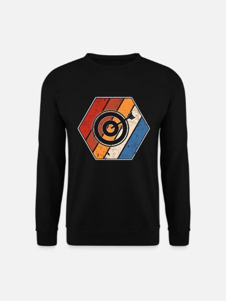 Darts Retro - Unisex Sweatshirt - black