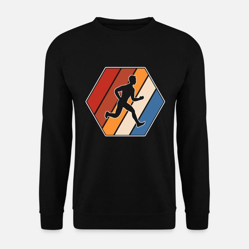 Jogging Retro - Unisex Sweatshirt - black