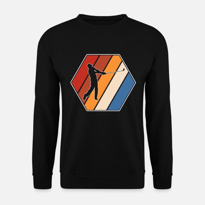 Golf Rétro - Sweat-shirt Unisexe - noir