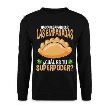 Empanadas Making Hispanic Food Empanada Lover - Unisex Pullover - Schwarz - Vorne - Alina (178cm) & Michal (187cm)