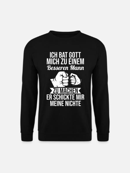 Patenonkel Pate Onkel - Unisex Pullover - Schwarz