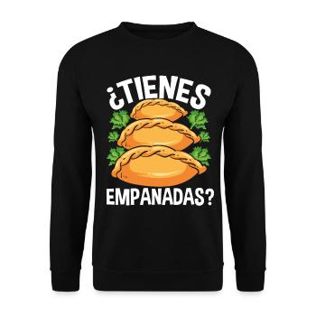 Empanada Maker Empanadas Latin Hispanic Food - Unisex Pullover - Schwarz - Vorne - Alina (178cm) & Michal (187cm)