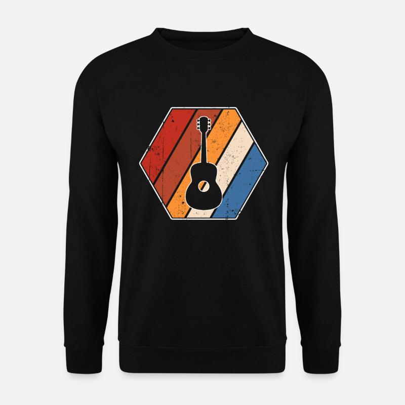 Guitar Retro - Unisex Sweatshirt - black