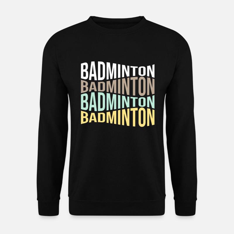 Badminton - Unisex Pullover - Schwarz