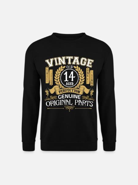 Jahrgang 14 Jahre - Geburtstagsgeschenk 14 Jahre - Unisex Pullover - Schwarz