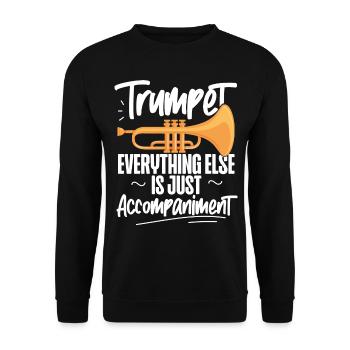 Trumpet Player Trumpet Everything - Unisex Pullover - Schwarz - Vorne - Alina (178cm) & Michal (187cm)