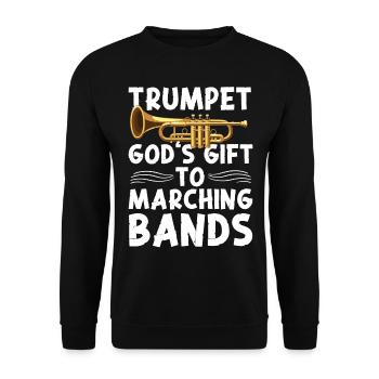 Fanfare de trompettistes - Sweat-shirt Unisexe - noir - Devant - Alina (178cm) & Michal (187cm)