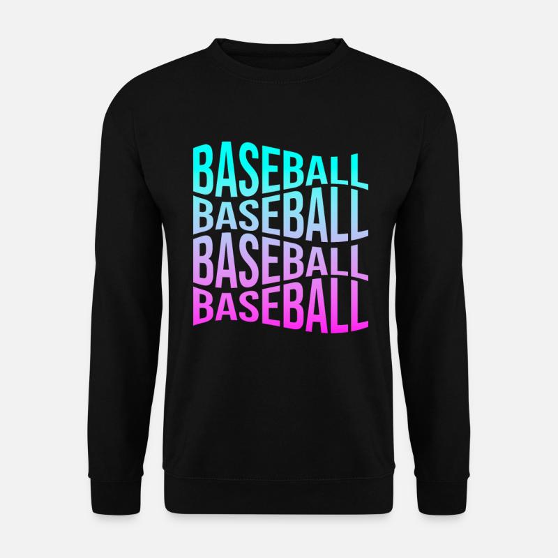 Baseball - Unisex Pullover - Schwarz