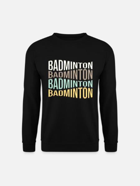Badminton - Unisex Pullover - Schwarz